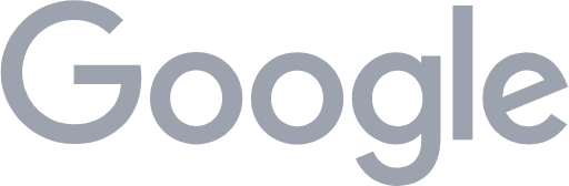 google logo with a gray background and link to google